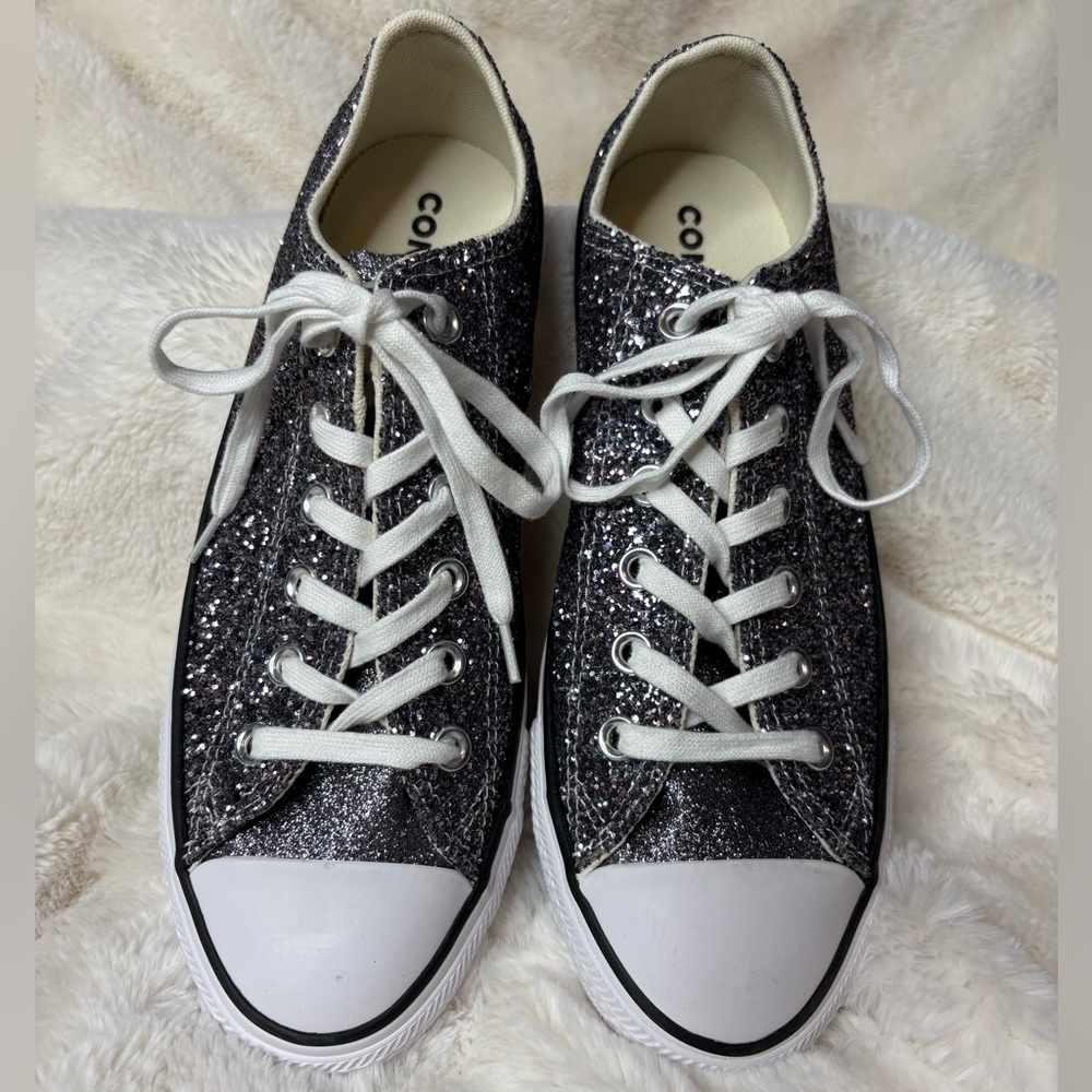 Converse Glitter Chuck Taylors sz 10 NWOT